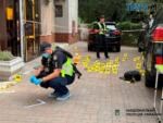 поліцейський на місці стрілянини у Києві