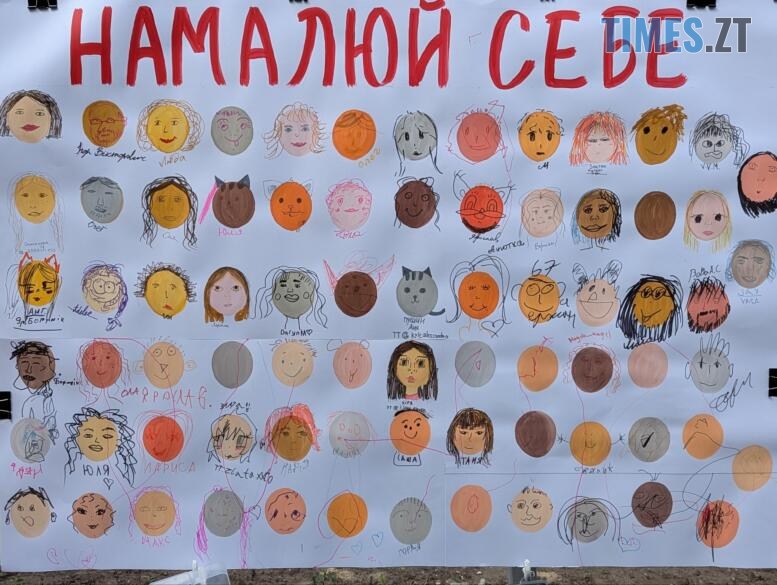 Стенд "Намалюй себе"