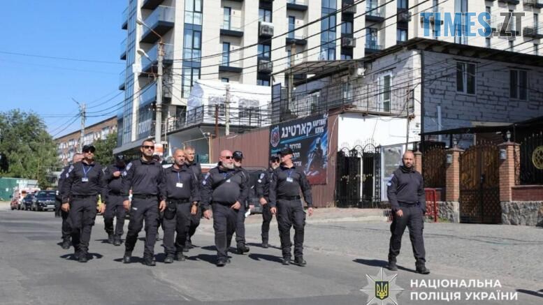 ізраїльські правоохоронці які прибули до України для забезпечення безпеки під час святкування Рош-ха-шан