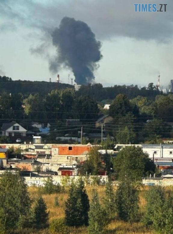 пожежа на Рязанському НПЗ після прильоту доброго дрона