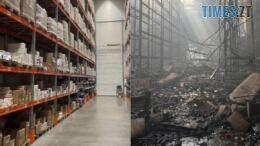 зруйновані внаслідок російського удару склади медикаментів