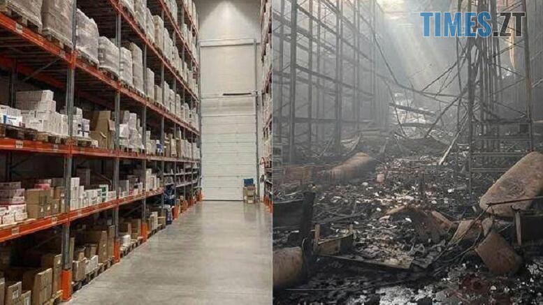 зруйновані внаслідок російського удару склади медикаментів