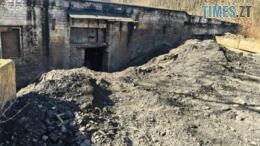 насип неякісного вугілля