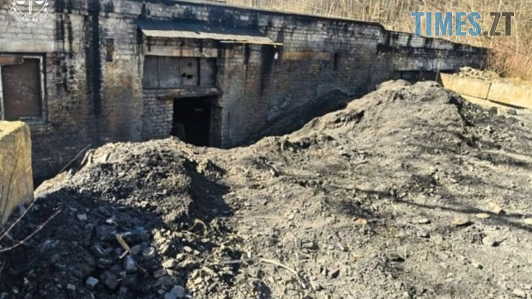 насип неякісного вугілля
