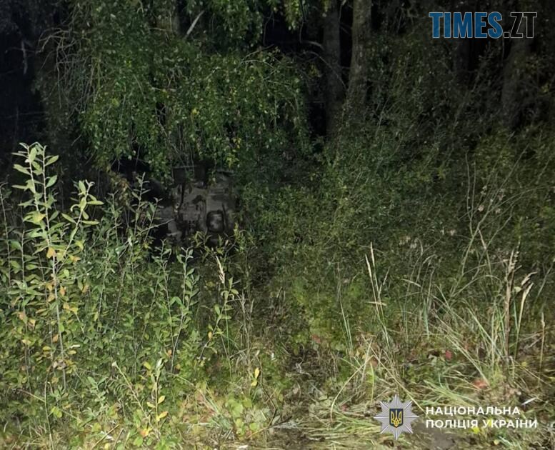 автомобіль, що врізався у дерево на Житомирщині