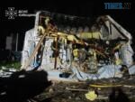 зруйнований внаслідок російського удару будинок на Київщині