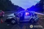 автомобіль який потрапив у ДТП на Звягельщині