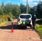 автомобіль поліції на місці ДТП