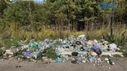стихійне сміттєзвалище у Житомирському районі