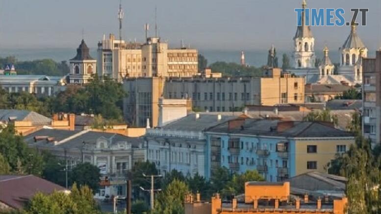 вид на Житомир з висоти