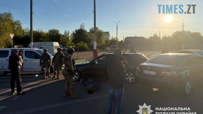 затримання підозрюваного у вимаганні у Коростені